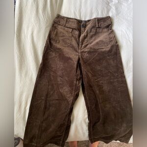 Maeve Collette corduroy wide leg pant